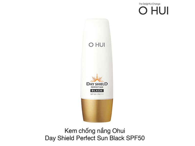 Kem chống nắng kiềm dầu nâng tone Ohui Day Shield Perfect Sun Black 50ml