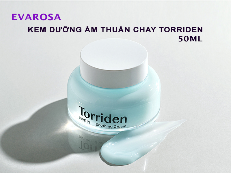 Kem Dưỡng ẩm thuần chay Torriden DIVE IN Low Molecule HA Soothing Cream 100ml