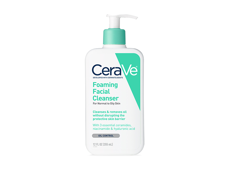 Sữa rửa mặt CeraVe xanh bạc hà 236ml dành cho da dầu da hỗn hợp