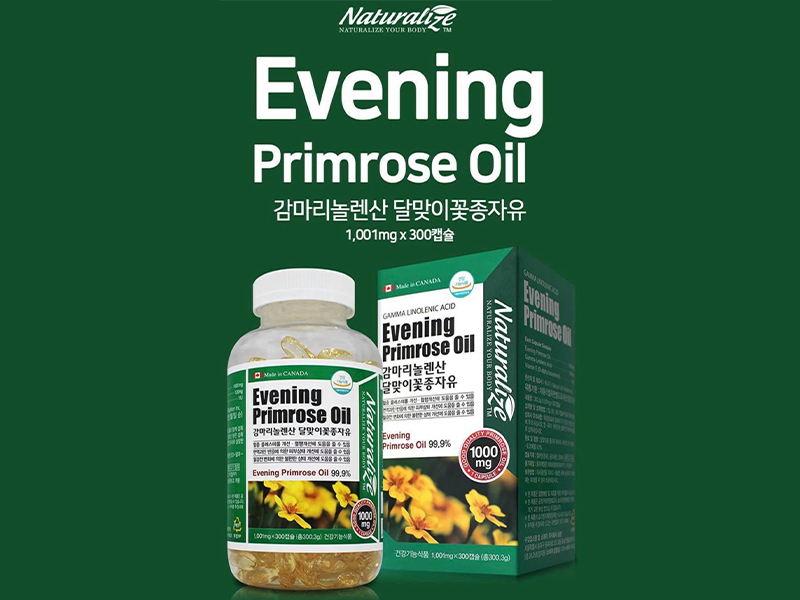 Tinh dầu hoa anh thảo Naturalize Evening primrose oil 300 viên nội địa Hàn Quốc