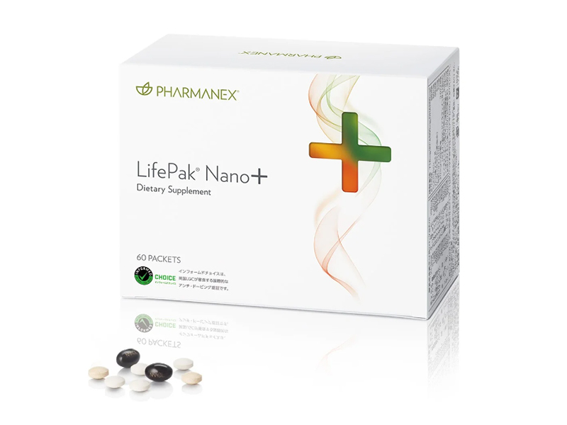 Viên uống Lifepak Nano Pharmanex tăng cường miễn dịch bảo vệ tim mạch 60 gói