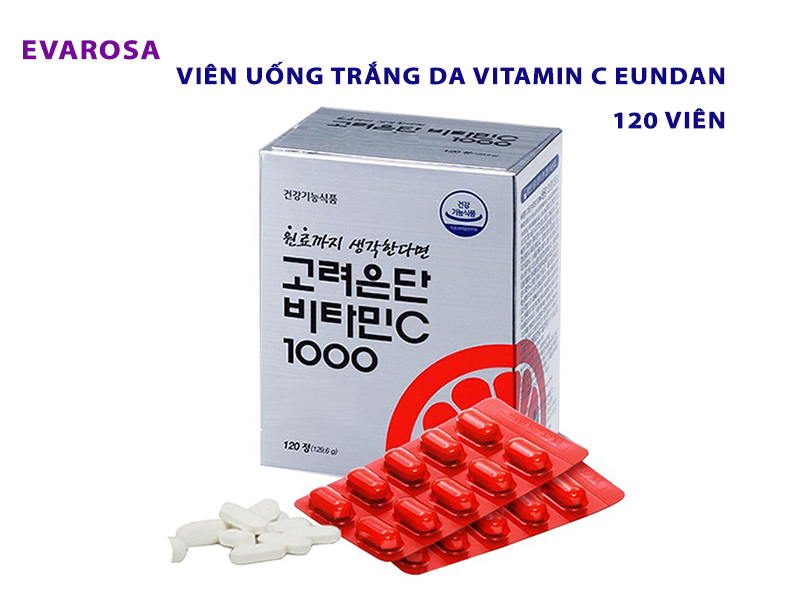 Viên uống dưỡng trắng da tăng đề kháng Vitamin C Eundan 1000mg 120 viên Hàn Quốc